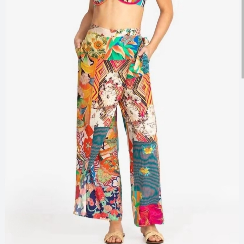 NWT Johnny Was Side Wrap Pant. Size S